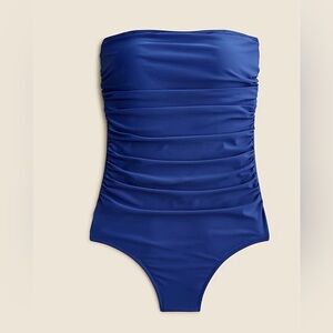 Women’s Blue strapless JCrew swimsuit